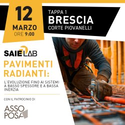 Saie LAB Brescia - Pavimenti Radianti