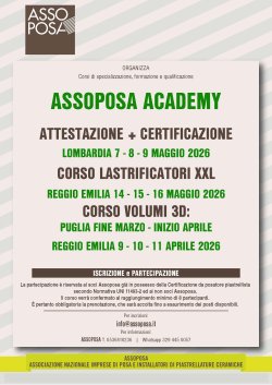 Academy Assoposa Calendario 2026