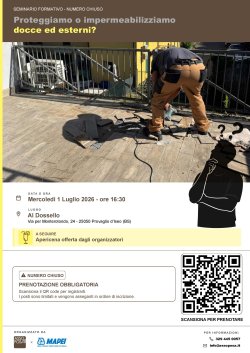 Proteggiamo o Impermeabilizziamo docce ed esterni?