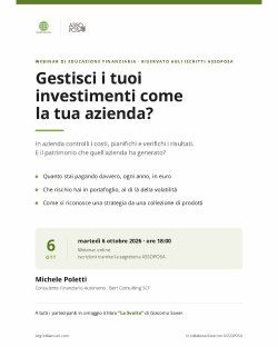 Webinar Educazione Finanziaria